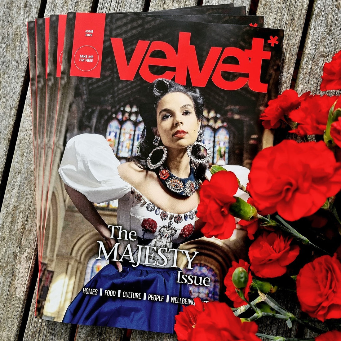 Jolita Jewellery on the cover of Velvet Magazine - The Majesty Issue
