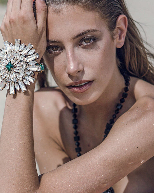 Beautiful Summer shoot with sparkly Jolita Jewellery pieces